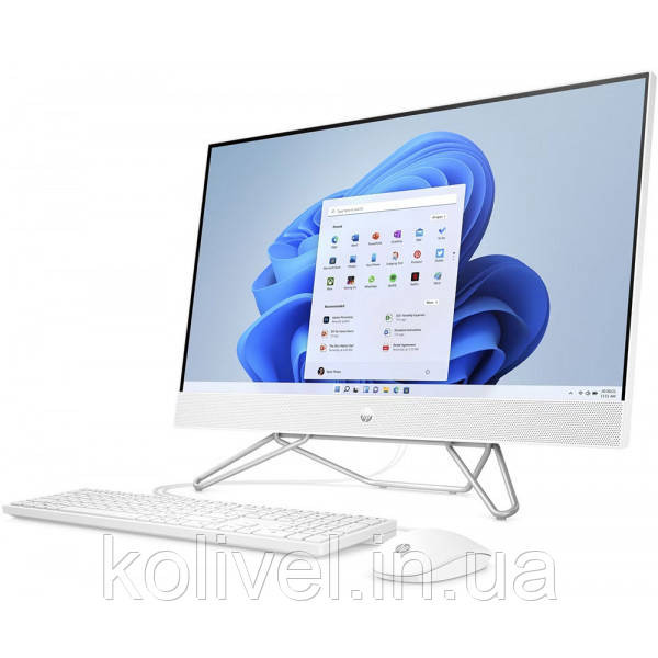 Моноблок 23.8'' HP 205 G8 Ryzen 3 5300U/8Gb/SSD256Gb/Cam/K&M/WiFi/DOS/Starry White (6U6P8ES) Киев - изображение 3