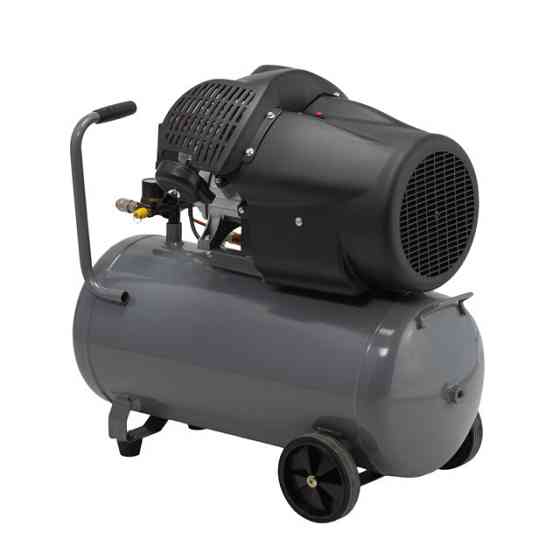 Компресор, 50 л, 2,23 кВт, 220 В, 10 атм, 354 л/хв, 2 циліндри, 93 дБ INTERTOOL PT-0004 Київ