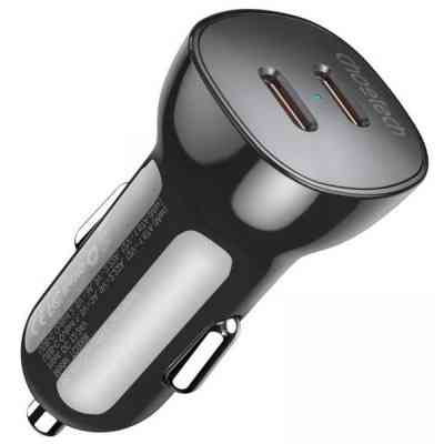 Зарядний пристрій Choetech car 2хUSB-C 40W PD black (TC0008-BK) Вінниця