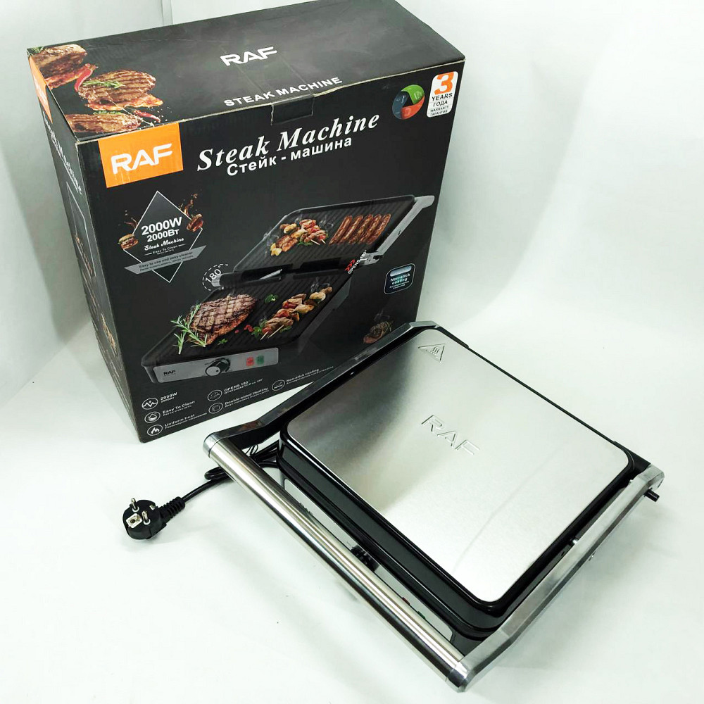 Хороший гриль электрический для дома, Настольный домашний гриль решетка для жарки мяса VR-11 Львов - изображение 2