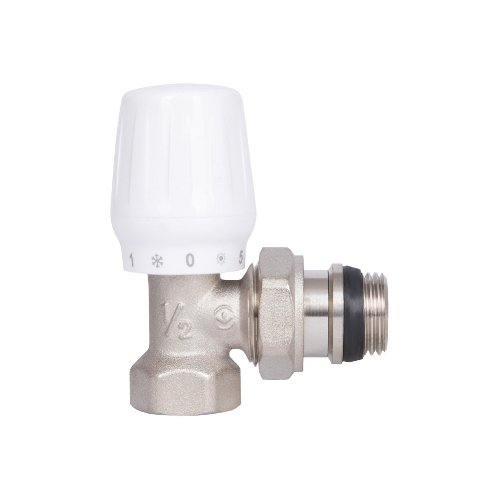 Кран радіаторний Thermo Alliance Base 1/2" ВН з антипротіканням кутовий SD228W15 Київ - фото 4