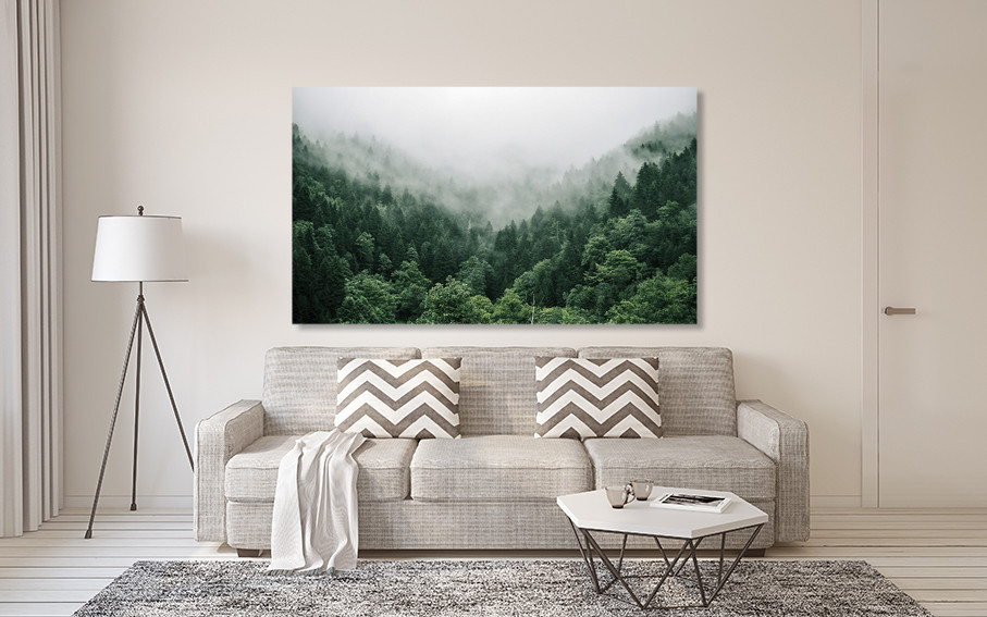 Картина холст в гостиную / спальню  Лісовий масив   MLP_101 40x80 см Киев - изображение 2