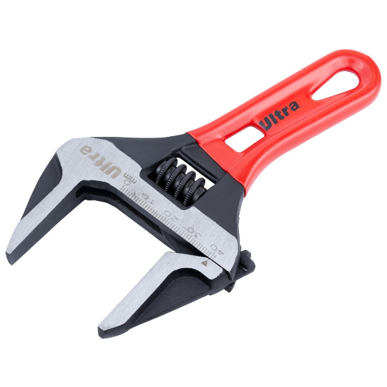 Ключ разводной с тонкими губками 190мм/0-46мм укороченный CrV СИЛА Житомир