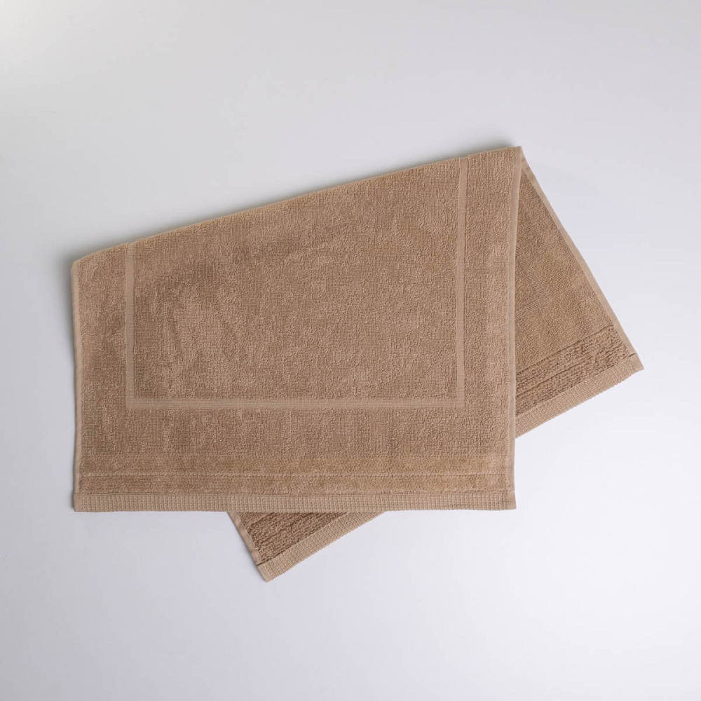 Махровое полотенце для ног Коврик GM Textile 50х70см 500г/м2 (Капучино) Сумы - изображение 3