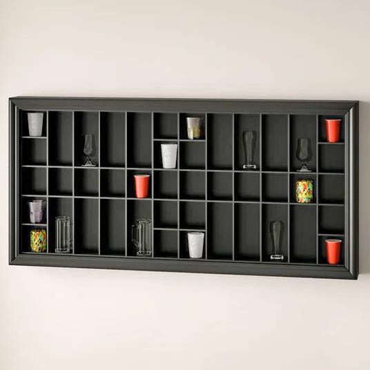 Полиця для чарок "Макартні" венге Миколаїв - фото 1