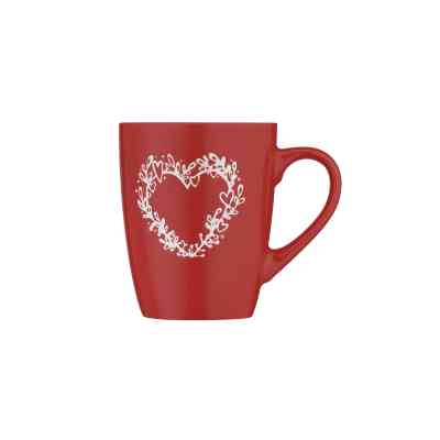 Чашка Ardesto Heart, 320мл, кераміка, червоний (AR3467R) Вінниця