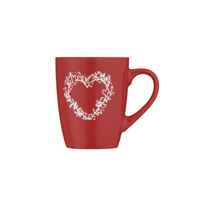 Чашка Ardesto Heart, 320мл, кераміка, червоний (AR3467R) Вінниця - фото 3