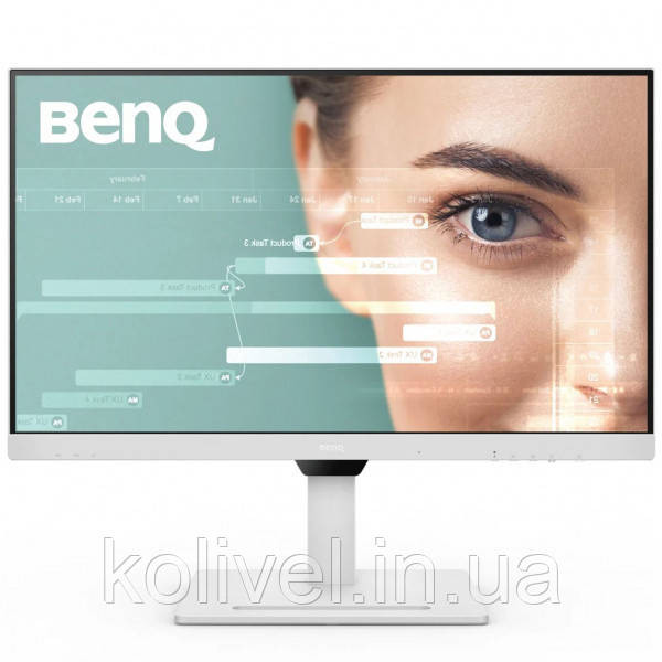 TFT 27" BenQ GW2790QT, IPS, QHD, 75 Гц, HDMI, DP, USB-C, HAS, колонки, білий (GW2790QT) Київ - фото 1