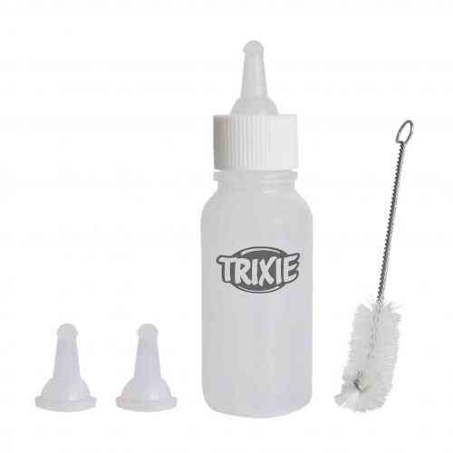 Набор Trixie Suckling Bottle Set для кормления щенков и котят со щеточкой и 3 силиконовыми сосками 57 мл Киев