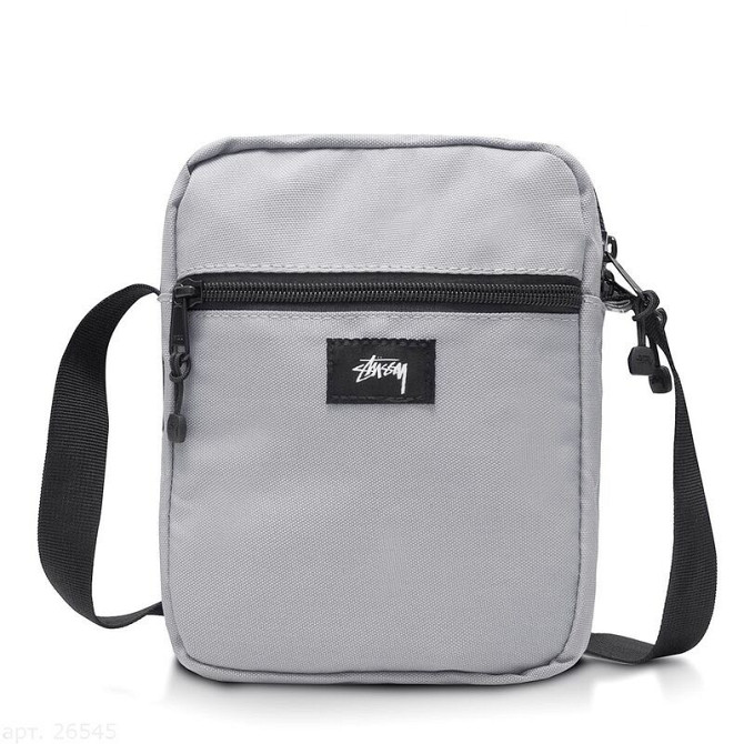 Сумка через плече Stussy 19x16 сірий Запоріжжя - фото 3