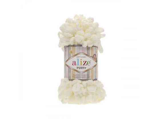Пряжа Puffy 62 5шт/уп 100% Микрополиэстер 100г 9.2м ТМ ALIZE Киев