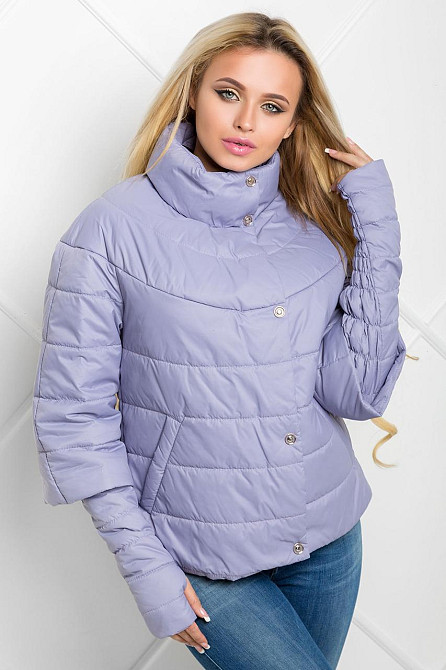 СТИЛЬНАЯ ДЕМИСЕЗОННАЯ ЖЕНСКАЯ КУРТКА GOTTI  С ОТСТЕЖНЫМ РУКАВОМ  3/4. РАМЕР  42-48. Киев - изображение 1