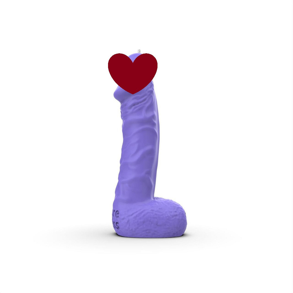 Свічка у вигляді члена Pure Bliss BIG Violet 18 см Sex Aura Київ - фото 1