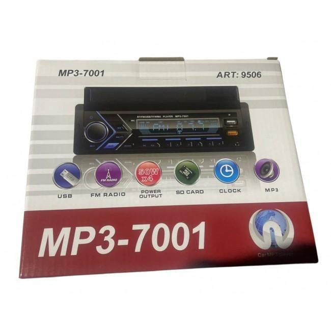 Автомагнітола MP3 7001 BT з Bluetooth, тримачем для телефону, USB, AUX, FM, сенсорний екран Одеса - фото 3