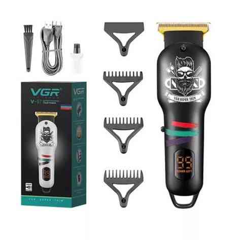 Машинка для стрижки волосся з універсальним живленням VGR V-699, Електромашинка для стрижки KZ-37 Київ