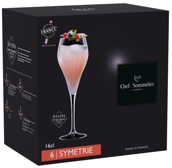 Набор бокалов C&S Symetrie 6х160 мл (6939887) Киев