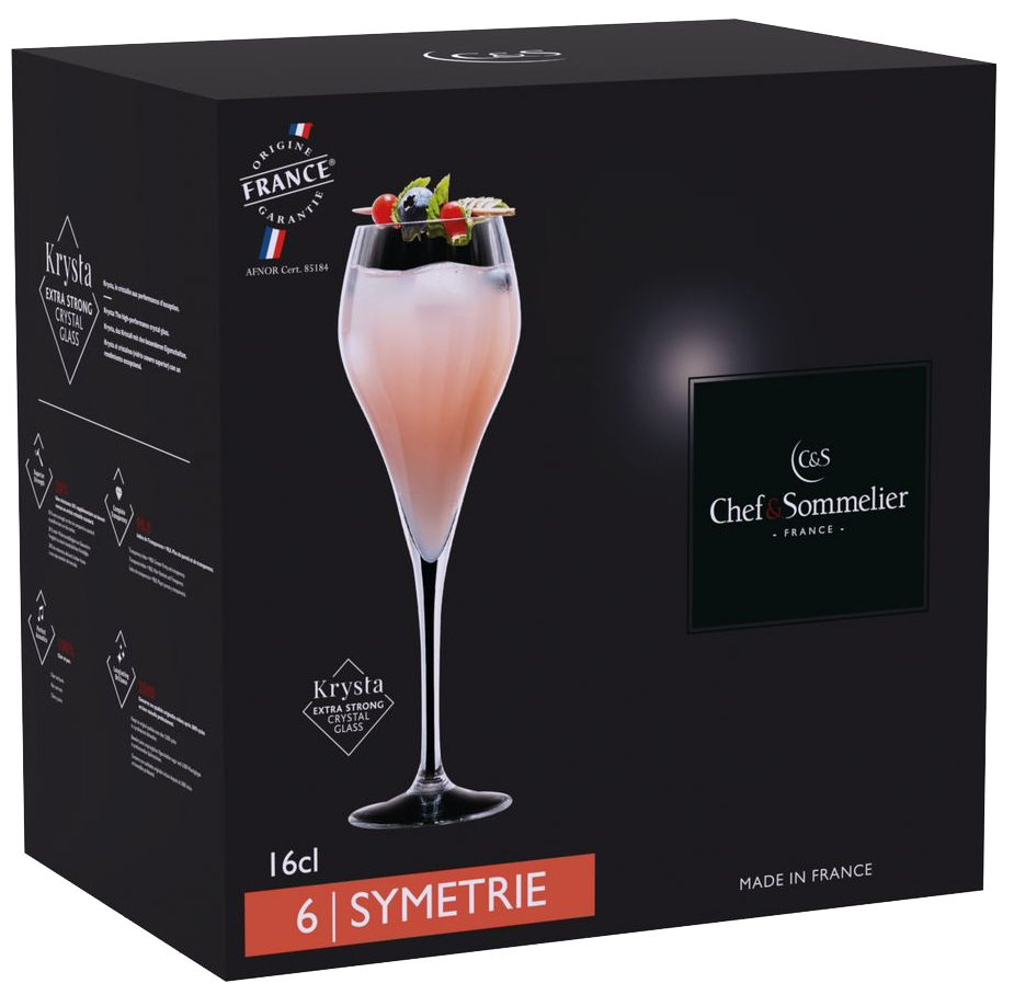 Набір келихів C&S Symetrie 6х160 мл (6939887) Київ - фото 3