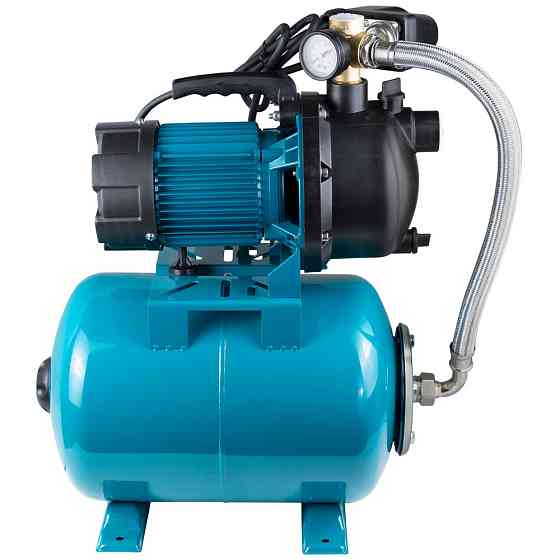 Станция 1.0кВт Hmax 44м Qmax 73л/мин пластик (самовсасывающий насос) 24л Украина AquaticaLEO EKJ-1002PA5/UA Ровно