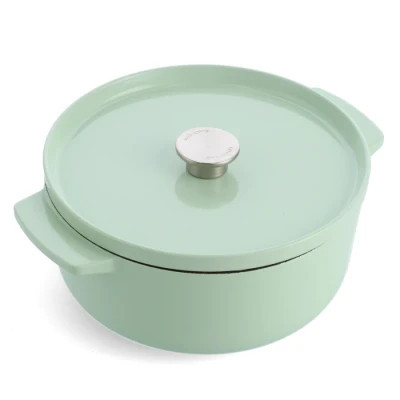 Кастрюля KitchenAid чавунна з кришкою 3,3 л Фісташкова (CC007433-001) Винница - изображение 1