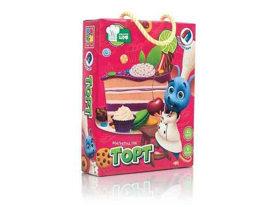 Игра развивающая Торт магнитная VT3004-01 ТМ VLADI TOYS Киев