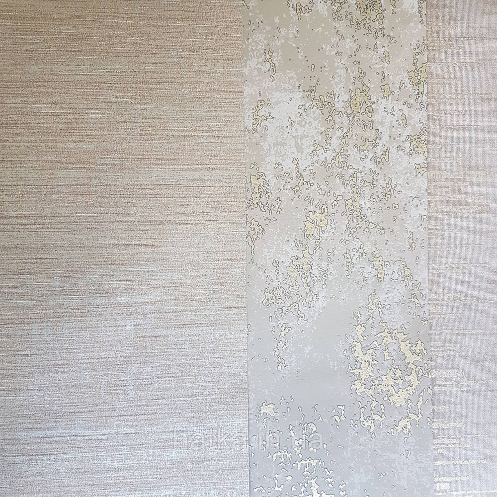 Шпалери флізелінові еко Galerie Metallic FX 0,53Х10 англія горизонтальні смужки розмиті золотисті коричневі Київ - фото 2