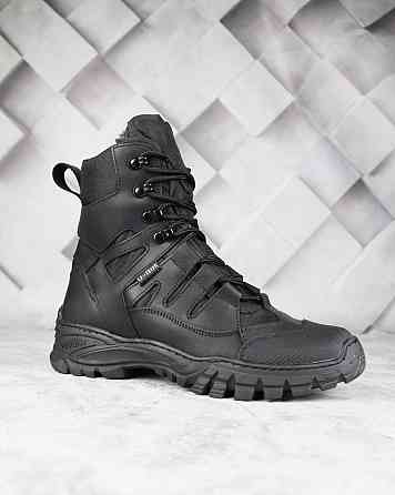 Военные зимние мужские ботинки -20 прошиты и проклеены на меху Зимняя тактическая обувь Львов