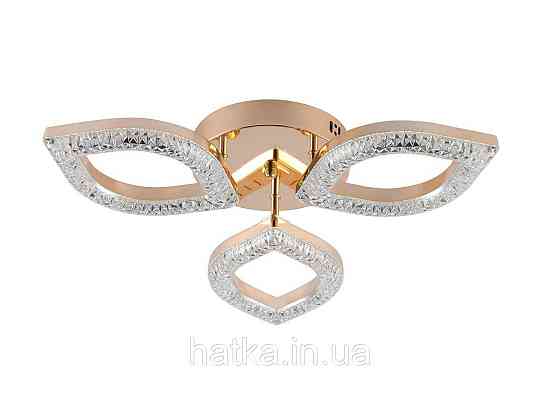 Люстра светодиодная акриловая Sirius 2721/3 GD 30W*2 Киев