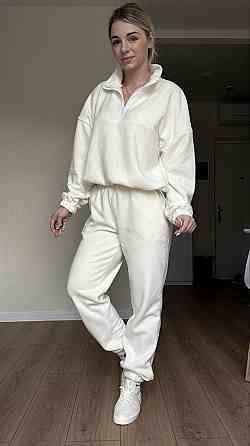 Жіночий теплий прогулянковий костюм двійка: кофта і штани з полар флісу Одеса