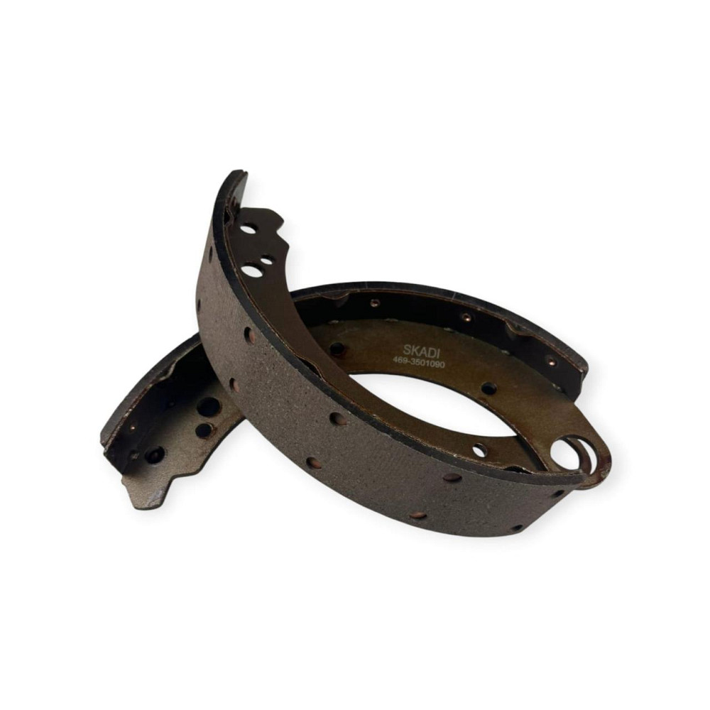 Колодки УАЗ 452, 469, ГАЗ 24 задние (с заклепками) (к-кт 2 шт) тормозные Мукачево - изображение 1