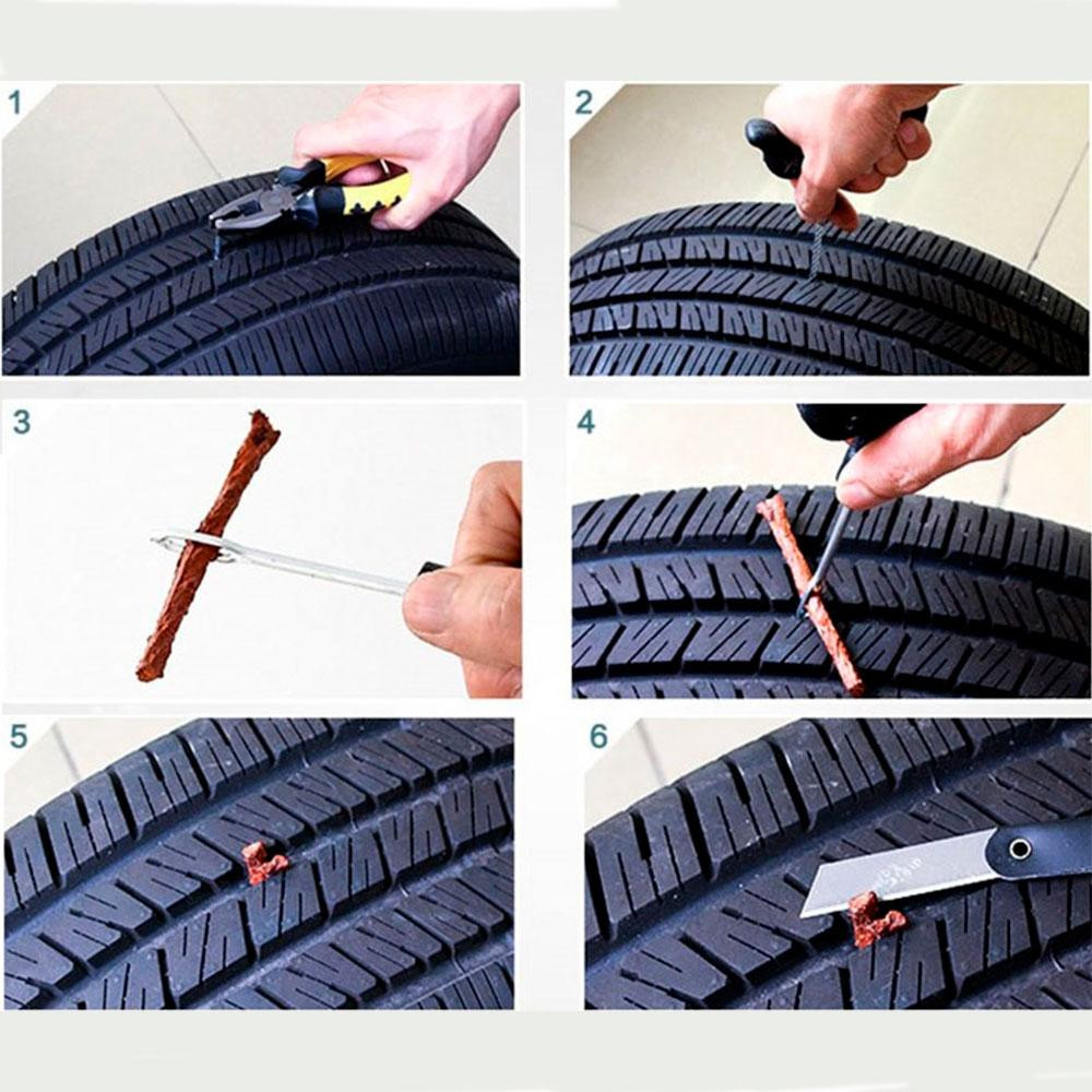 Набір для проколів безкамерних шин CZK-8008 / Універсальний набір для усунення проколів Київ - фото 7