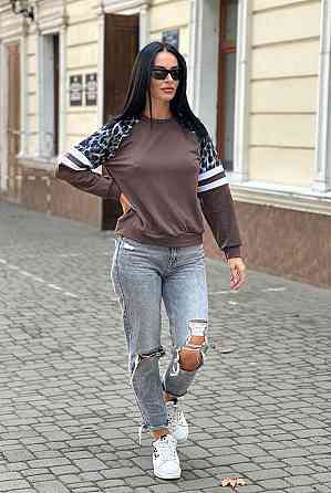 Жіночий світшот зі вставками "Artes" оптом | Норма Київ