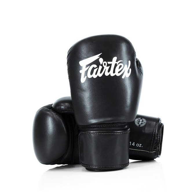 Боксерські рукавиці Fairtex BGV27 Black 12 унцій (бинти в комплекті) Каменское - изображение 2