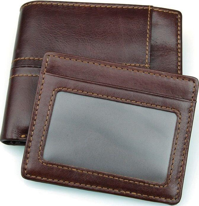 Кошелек мужской Коричневый (Vintage) Киев - изображение 10