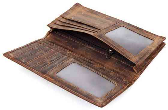 Бумажник мужской Vintage 14223 Коричневый Киев