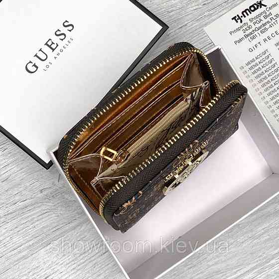 Жіночий невеликий гаманець Guess (758019) brown small Київ