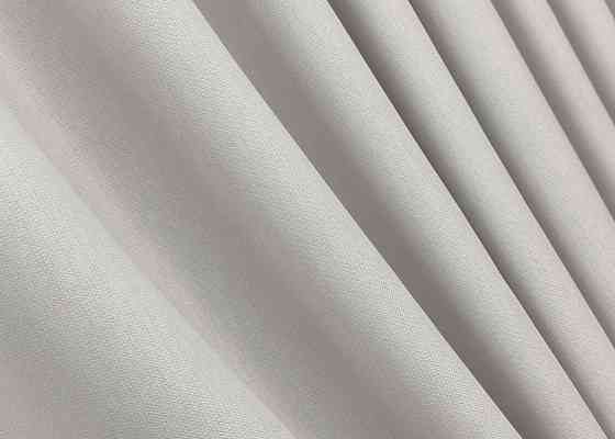 Двостороння шторна тканина блекаут з лляною фактурою, колекція “Scandi” колір димчасто-білий 1903ш Київ