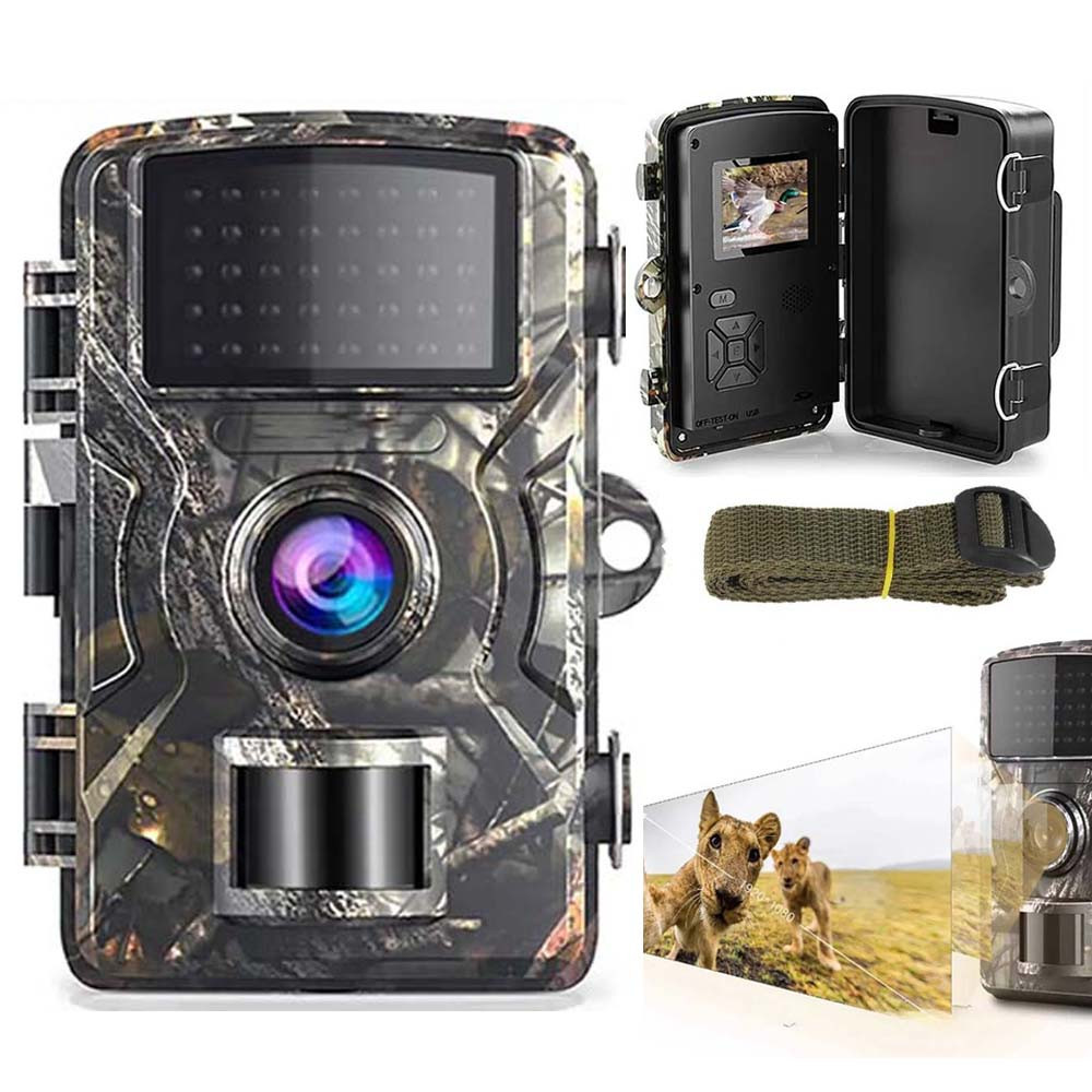 Фотоловушка с датчиком движения и ночным видением 16Мп, на батарейках, DL-001 / Боди камера / Охотничья камера Киев - изображение 1