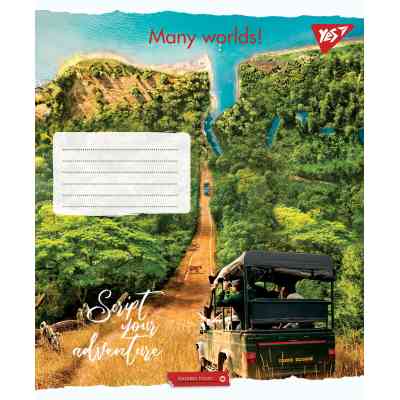Тетрадь Yes А5 Many worlds! 96 листов, линия (766508) Винница