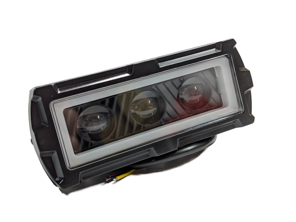 Світлодіодна фара StarLight HP-GZD-311-01 ближнє світло (біле+жовте) + DRL 12/24V Харків - фото 1