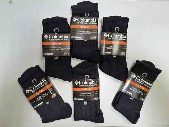 Мужские теплые термоноски с махровым следом Columbia (6шт в уп). Хлопок. Размен 41-45 Киев