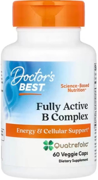 Комплекс витаминов группы В Doctor's Best Fully Active B Complex 60 капс Киев - изображение 1