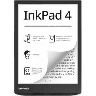 Электронная книга Pocketbook 743G InkPad 4, Stardust Silver (PB743G-U-CIS) Винница