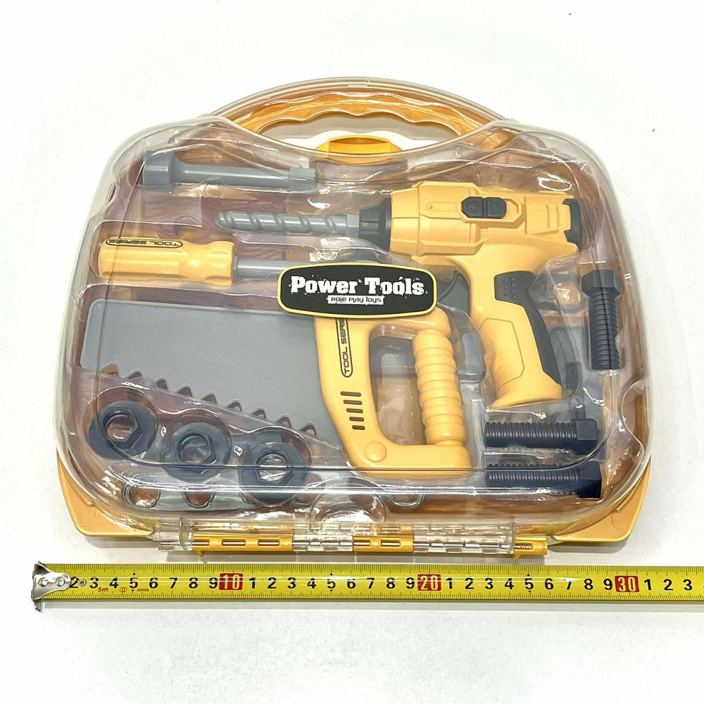 Набір інструментів шуруповерт дриль механічний Жовтий (T027) Чернигов - изображение 2