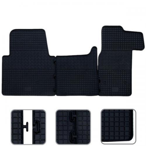 Килими салонні P/A для Renault Master 3 (з 2010) LUX комплект 3 шт Харків - фото 1