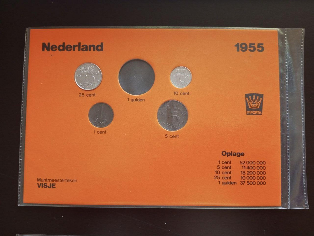 Минт сет Нидерландов, 1955 год (1.2) Не полный Полтава - изображение 1