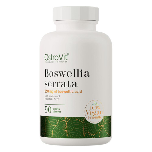 Екстракт босвеллії OstroVit Boswellia Serrata VEGE 90 tabs Луцьк - фото 1