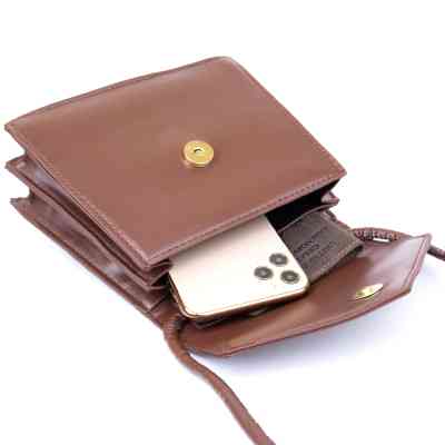 Сумка Vintage Горизонтальная угловидная из кожзаменителя Коричневая (sale_14933) Винница