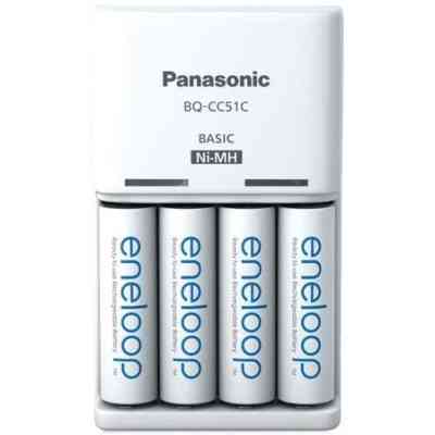Зарядний пристрій для акумуляторів Panasonic Basic Charger + Eneloop 4AA 2000 mAh New (K-KJ51MCD40E) Вінниця