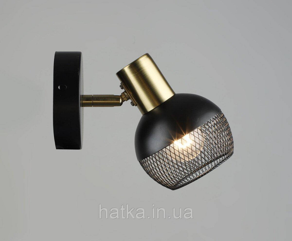 Бра настенная Sirius B N6237/1 BK+COP с поворотным механизмом Киев - изображение 1