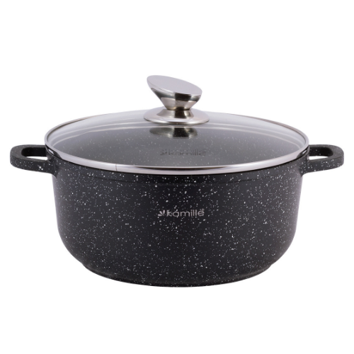 Набір каструль 9 предметів (ківш d16см-1,5л/каструлі d16см-1,25л/20см-2,3л/24см-4,5л+прихватки) 4429 KAMILLE Житомир - фото 9